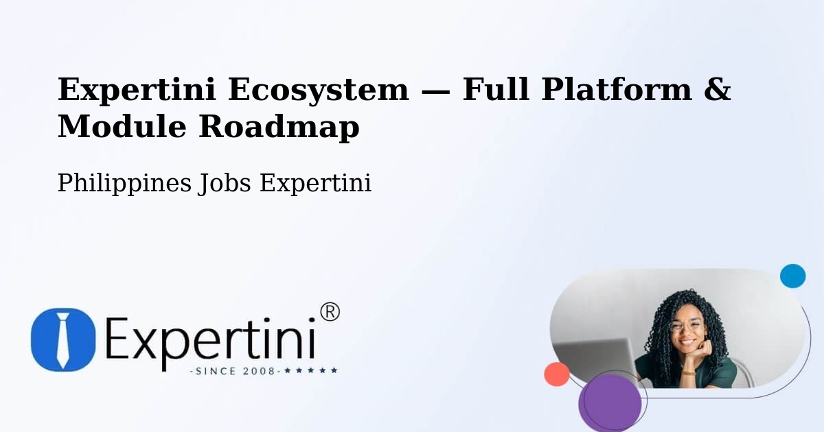 Expertini Ecosystem — Full Platform & Module Roadmap – Guipos